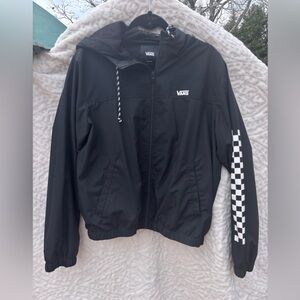 Vans Black and White Windbreaker